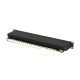 2. LANBERG Patchpanel, 24 Ports, 1 HE, 19" CAT.6A FTP, Schwarz, PPSA-1024-B