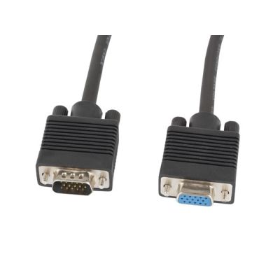 5. Lanberg CA-VGAC-10CC-0018-B+ Kabel (D-Sub (VGA) M - D-Sub (VGA) F; 1,8 m; schwarz)