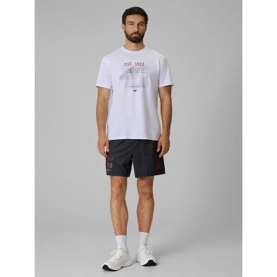 5. Herren-T-Shirt mit Aufdruck, regulär, Größe 4F 4FRSS26TTSHM4039-10S
