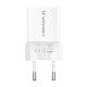 3. Wozinsky WWCEAC GaN USB-A USB-C 33W Wandladegerät - Weiß