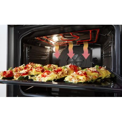 22. GORENJE GECS6B70CLI Retro-Elektroherd 60 cm | ExtraDampfgarfunktion | Heißluftfrittierfunktion | Gefrorenes Backen | Sahne