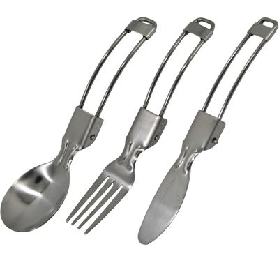 3. Faltbares 3-in-1-Reisebesteck-Set im Etui STAMINA
