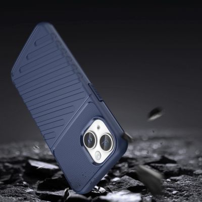3. Thunder Case iPhone 14 Plus blaue gepanzerte Hülle
