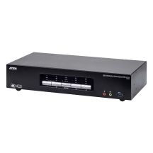 ATEN KVM-Switch 4P USB3.0 4K DP Triple View KVMP S
