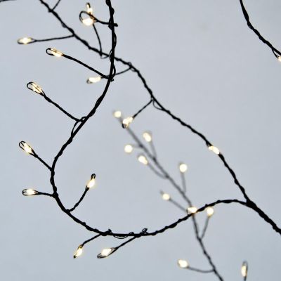 3. Dekoratives LED-Bäumchen, 100 LEDs, 90 cm, schwarz
