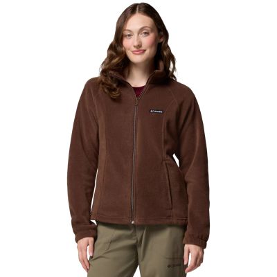 Columbia Benton Springs Fleecejacke mit durchgehendem Reißverschluss, 1372111256, Braun, L
