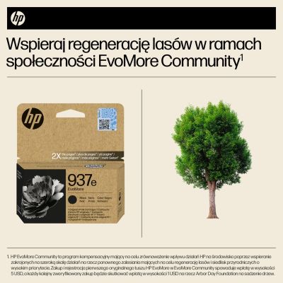 2. HP Original schwarze Tintenpatrone 937e EvoMore