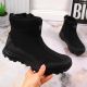 DK Jr DK58A Wasserdichte, isolierte Schneestiefel, Schwarz