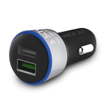 SAVIO Quick Charge 3.0 SA-06/B Smartphone-Autoladegerät (2400 mA, 3000 mA; USB)