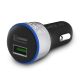 SAVIO Quick Charge 3.0 SA-06/B Smartphone-Autoladegerät (2400 mA, 3000 mA; USB)