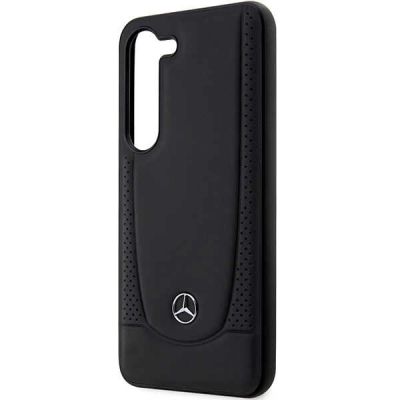 6. Mercedes Urban Lederhülle für Samsung Galaxy S23 FE – Schwarz
