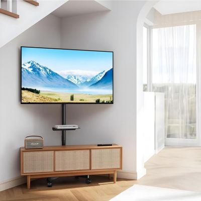 4. MONTIS Mobile TV-Halterung 23"-60" MT191 ATLAS / Schwarz / VESA 400x400