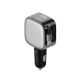 4. Cuktech CC903P 100W Kfz-Ladegerät mit Display und 70 cm langem, einziehbarem USB-C-Kabel – Grau