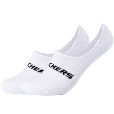 Skechers 2PPK Mesh Ventilation Footies Socken SK44008-1000 Weiß 35-38