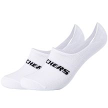 Skechers 2PPK Mesh Ventilation Footies Socken SK44008-1000 Weiß 35-38