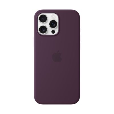 Apple iPhone 16 Pro Max Silikonhülle mit MagSafe – Pflaume