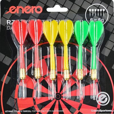 9. DARTS METALL DARTS 6g SET 6 STÜCK ENERO