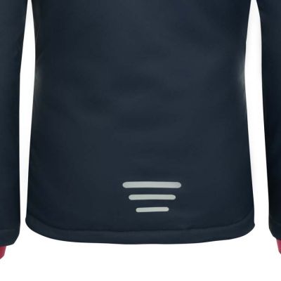 6. Trollkids Mädchen Hallingdal Jacke mit Kapuze, Marineblau/Pink (223-114)