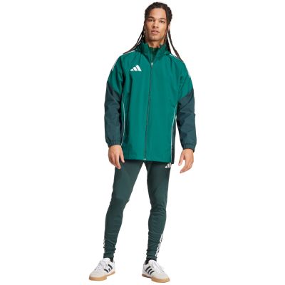 14. adidas Tiro 25 Competition Allwetter-Herrenjacke Grün JI8936