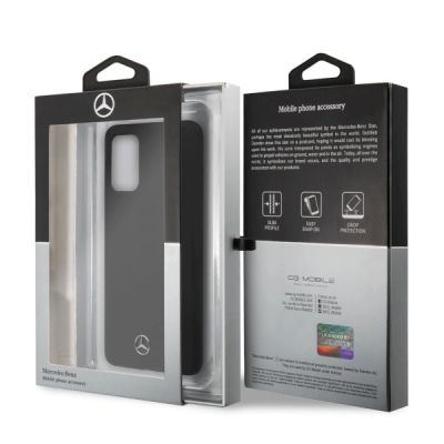 7. Mercedes Silicone Line Case für Samsung Galaxy S20+ - Schwarz