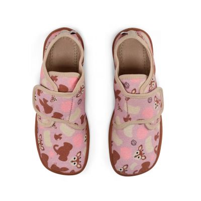3. Affenzahn Barfuß-Hausschuhe Cotton Movy Reh (01398-40141)
