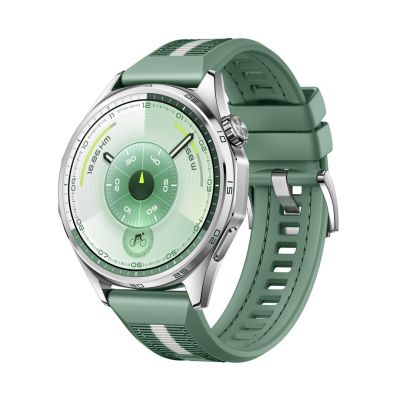2. Huawei WATCH GT 6 46 mm Smartwatch, GPS, AMOLED, 1,47 Zoll, wasserdicht, Grün