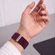 5. Tech-Protect NylonLoop Armband für Apple Watch 44 / 45 / 46 / 49 mm – Burgunderrot