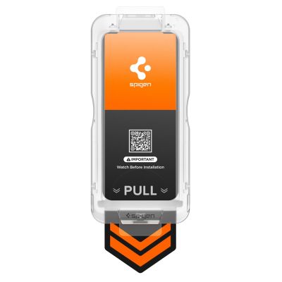 3. Spigen Glas.Tr Ez Fit Pro HD Privacy Glass 2er-Pack für Samsung Galaxy S26
