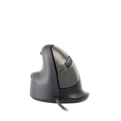 15. Ergonomische R-Go HE USB-Maus für Linkshänder, Schwarz/Silber