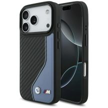 BMW M Carbon Logo MagSafe Case für iPhone 17 Pro – Blau
