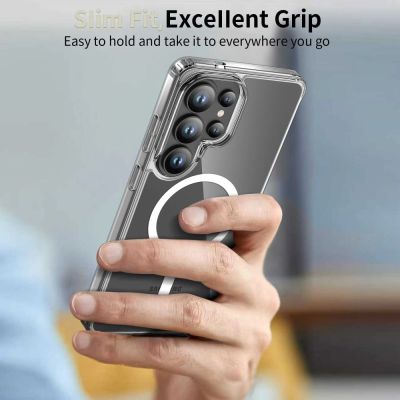 6. Tech-Protect FlexAir Hybrid MagSafe Hülle für Samsung Galaxy S26 Ultra – Transparent