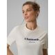 5. Locker geschnittenes Damen-T-Shirt mit Aufdruck 4F 4FRAW25TTSHF3409-12S