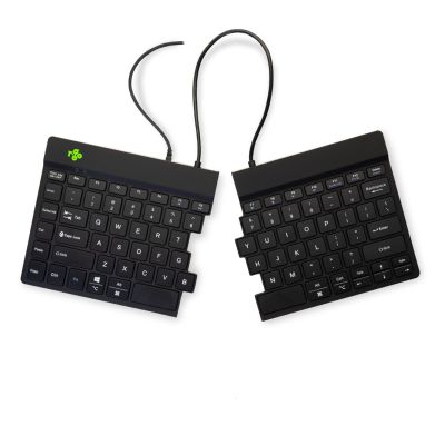 17. R-Go Tools Ergonomische R-Go Split Break v2 Tastatur mit Break-Software, QWERTY_US, kabelgebunden, Schwarz
