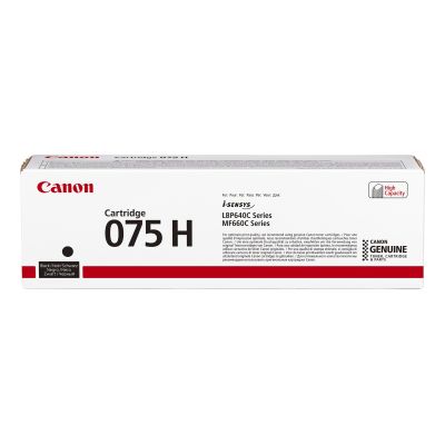 Canon 075 H Tonerkartusche, 1 Stück, Original Schwarz