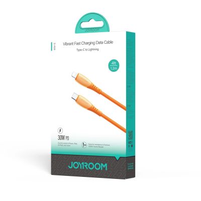 5. Joyroom S-A59 Vibrant Series 30W USB-C - Lightning Kabel 1,2 m - orange