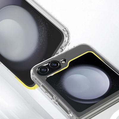 4. Tech-Protect FlexAir Hybrid MagSafe Case für Samsung Galaxy Z Flip 6 / 7 FE - Transparent