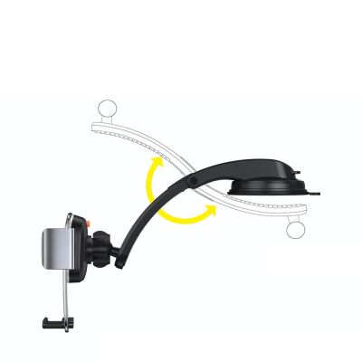 19. Baseus 2in1 Autohalterung für Cockpit und Lüftungsgitter schwarz (SUYK000001)