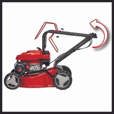 5. Einhell GC-PM 40/2 S Benzin-Rasenmäher, schwarz/rot