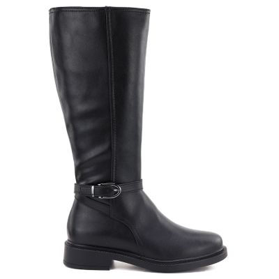 2. Sergio Leone KZ-32-S schwarze Leder-Damenstiefel