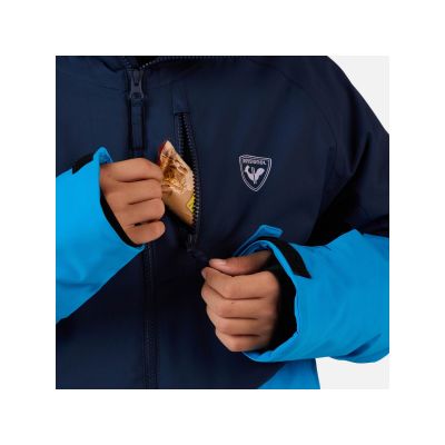 4. ROSSIGNOL Jr. Wispile Jkt Blaue Kinder-Skijacke