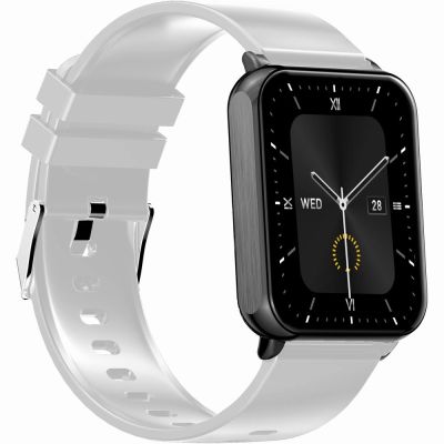 9. Smartwatch Gravity Weiß Schwarz 2 Armbänder GT17-8