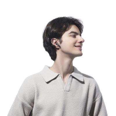 8. QCY AilyBuds Pro+ In-Ear-Kopfhörer mit ANC, LDAC, IPX5, Bluetooth 5.3 – Schwarz