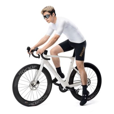 4. Rockbros 15200025 Kurzarm-Radtrikot Größe XXL - Weiß