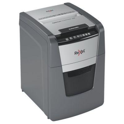 3. Rexel Optimum AutoFeed+ 90X Aktenvernichter (P-4), 90 Blatt, 34-Liter-Auffangbehälter