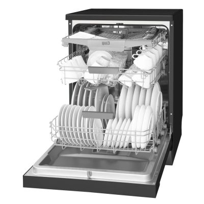 7. Freistehender Geschirrspüler 60 cm AMICA DFM66B8EOqBH | Energieeffizienzklasse B | 15 Geschirrsets | AirDry | AquaStop | Besteckschublade