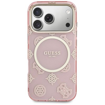 3. Guess IML Peony Dot MagSafe Hülle für iPhone 17 Pro – pink