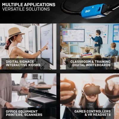 4. Lindy 43158 USB-Kabel USB 3.2 Gen 1 (3.1 Gen 1) 8 m USB A Schwarz