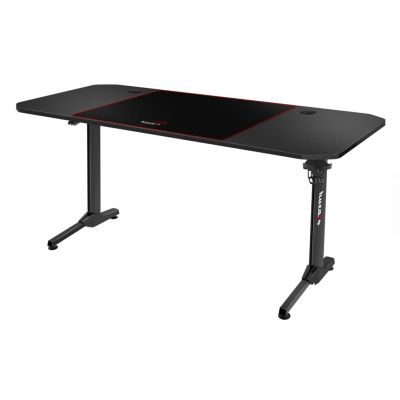 4. Huzaro Hero 4.7 Schwarzer Gaming-Schreibtisch