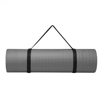 12. Gaiam 10 mm Fitnessmatte mit Gurt