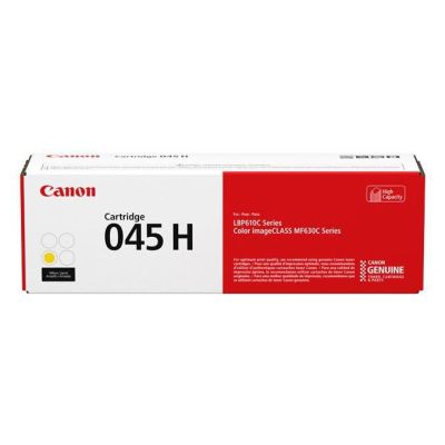 4. Canon 045 H Tonerkartusche, 1 Stück, Original, Gelb